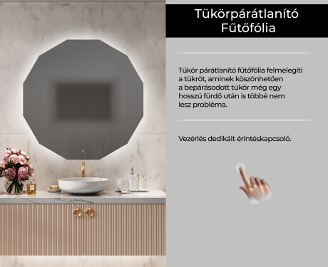 Fürdőszoba Tükör Világítással LED L113 #8