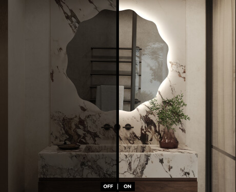 Fürdőszoba Tükör Világítással LED L192 #6