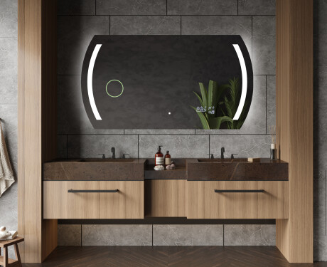 Fürdőszoba Tükör Világítással LED L67 #7