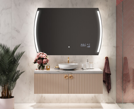 Fürdőszoba Tükör Világítással LED L68 #9
