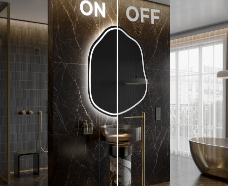 LED Fürdőszobai Tükör Irreguláris Formával E223 #3