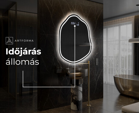 LED Fürdőszobai Tükör Irreguláris Formával E223 #7