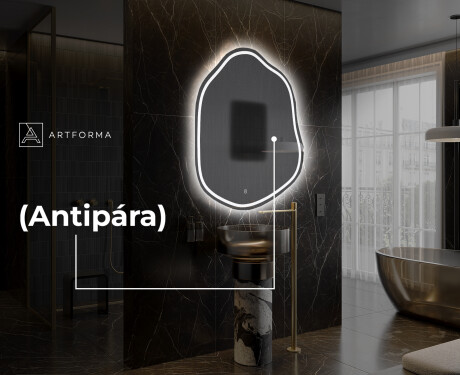 LED Fürdőszobai Tükör Irreguláris Formával E223 #9