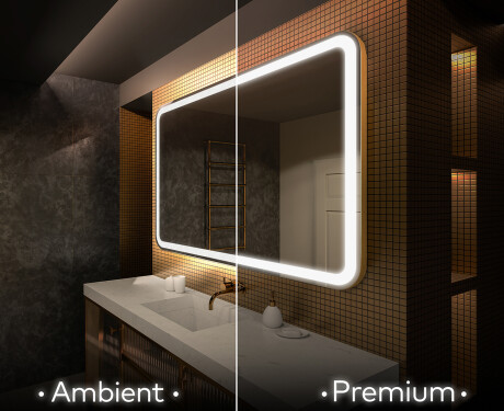Fürdőszoba Tükör Világítással LED L141 #1