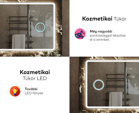 Fürdőszoba Tükör Világítással LED L141 #8