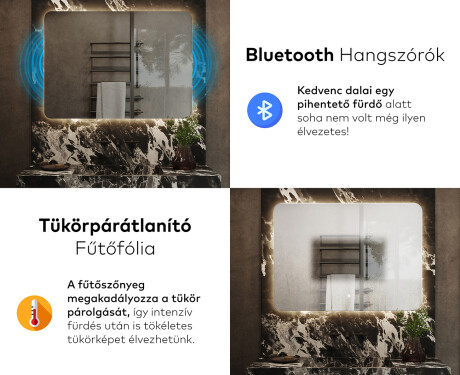 Fürdőszoba Tükör Világítással LED L142 #6