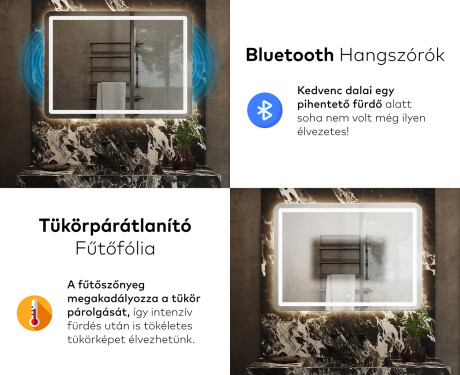Fürdőszoba Tükör Világítással LED L143 #6