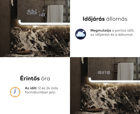 Fürdőszoba Tükör Világítással LED L145 #7