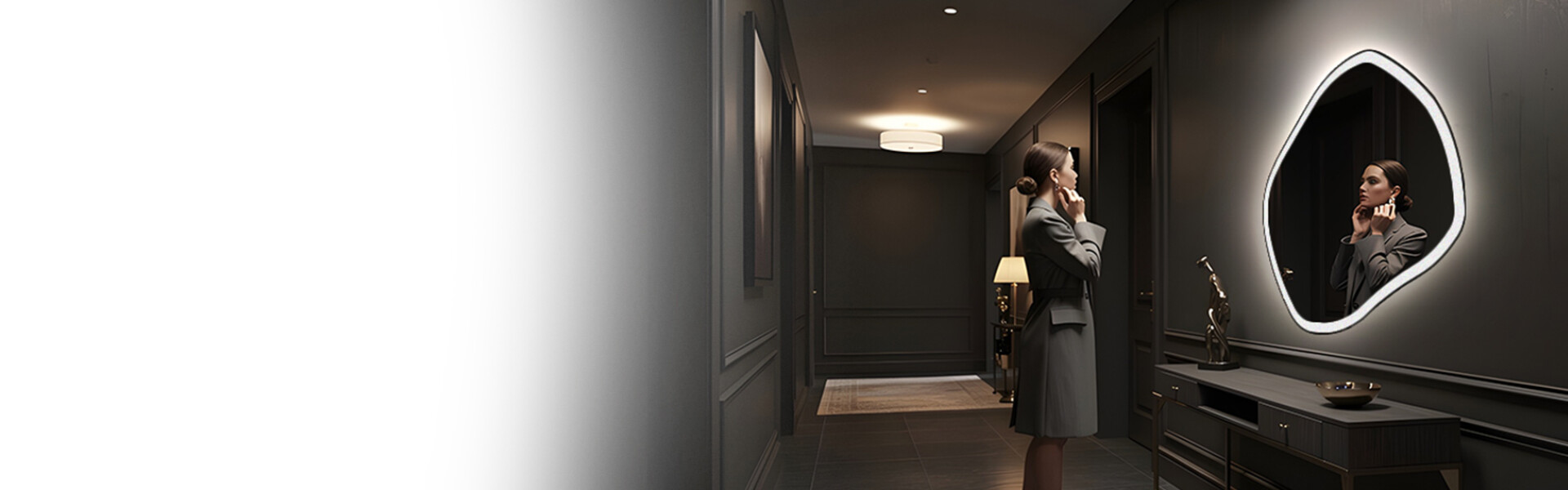 Szabálytalan LED tükrök